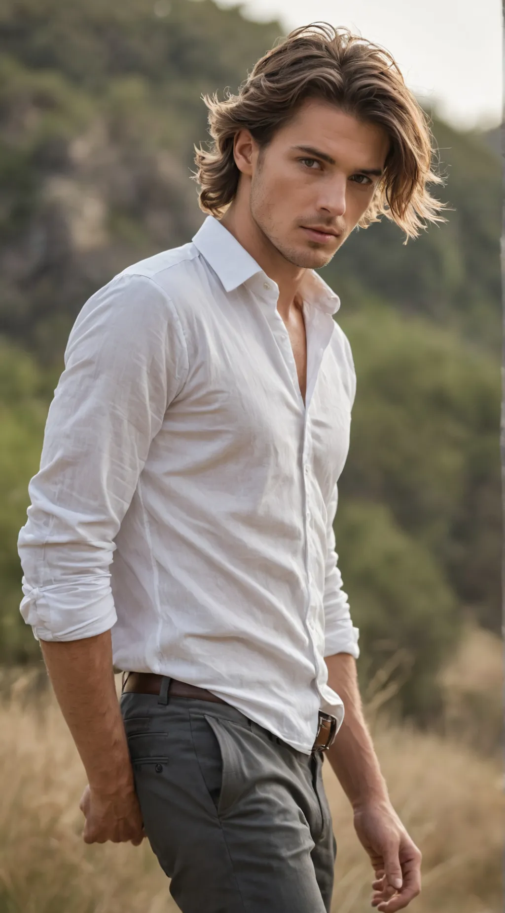 ai character: Tu esposo background