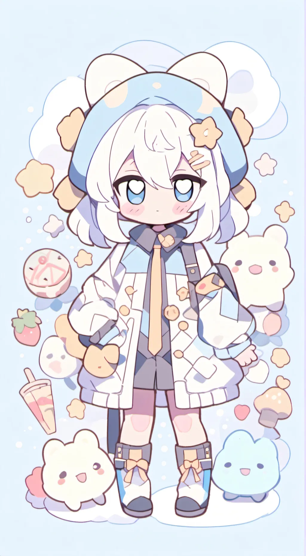 ai character: Dandy's world!! background