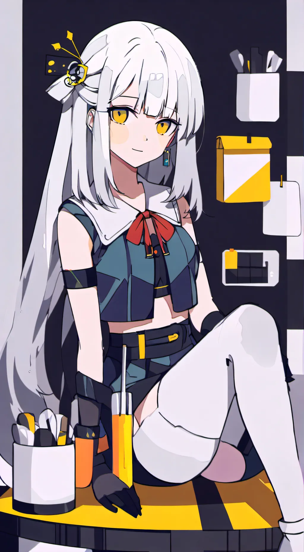 ai character: dasi gantung background