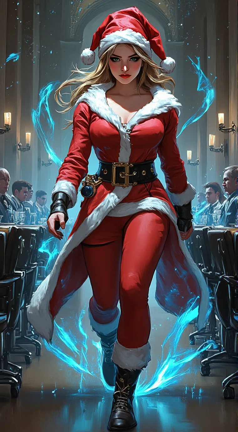 ai character: Santa Claudia background