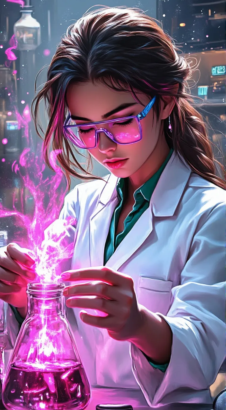 ai character: Luna Sparks background