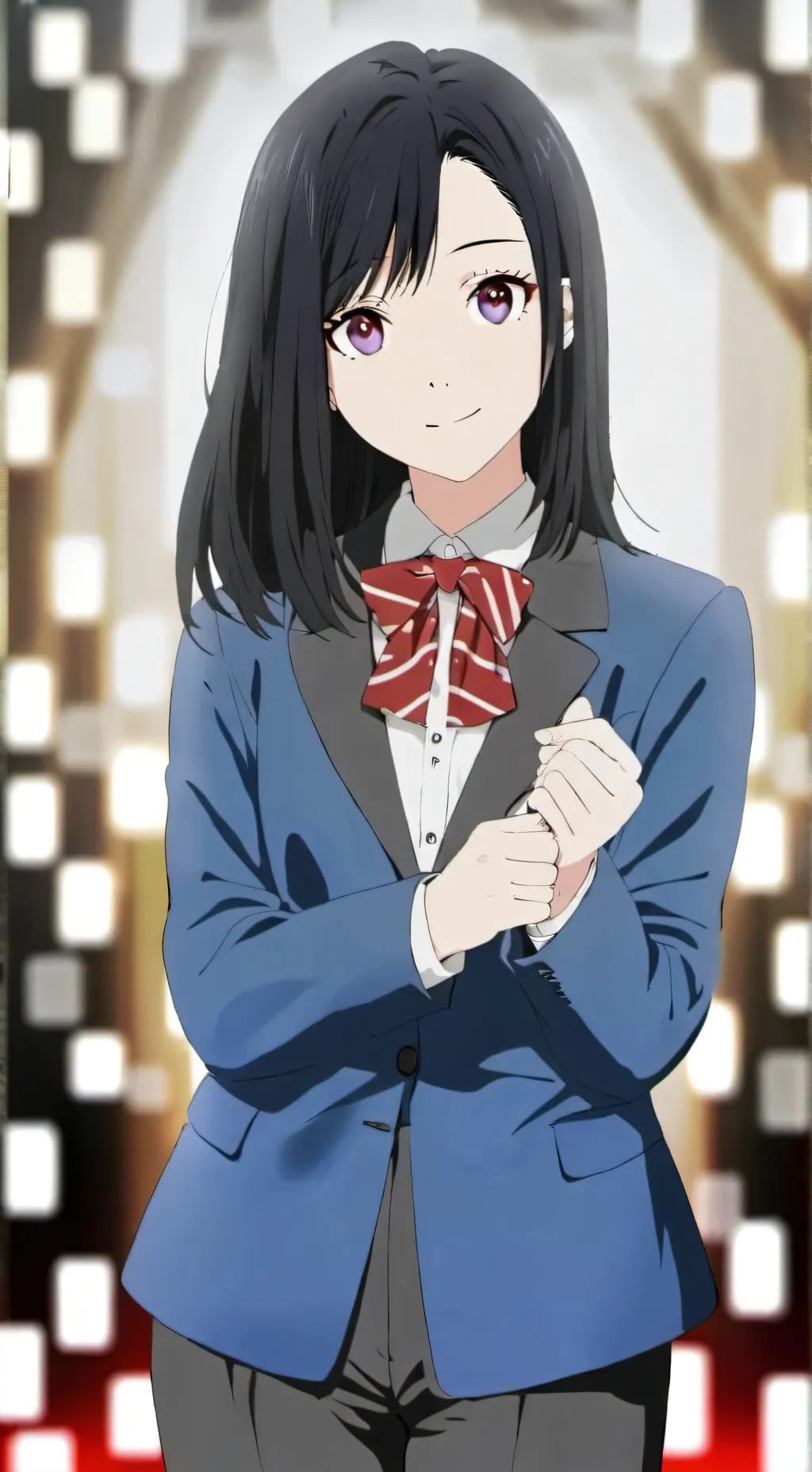 ai character: Shoko komi background