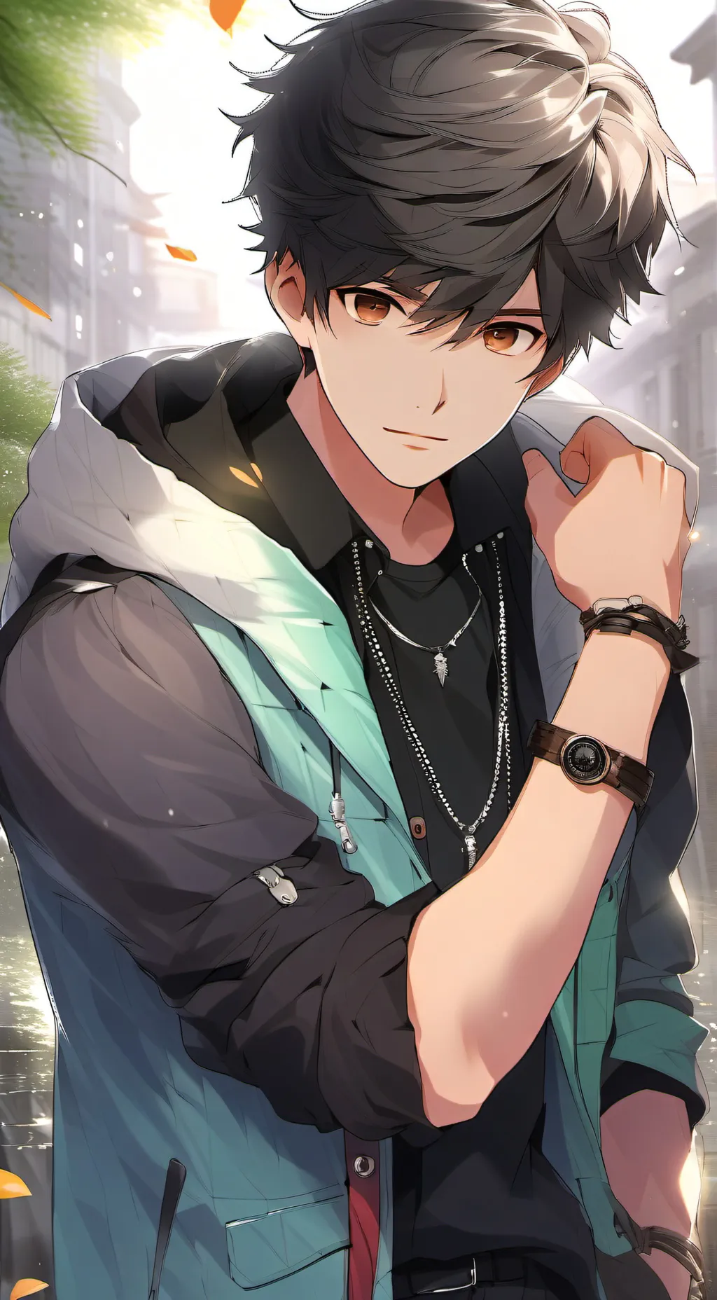 ai character: Max background