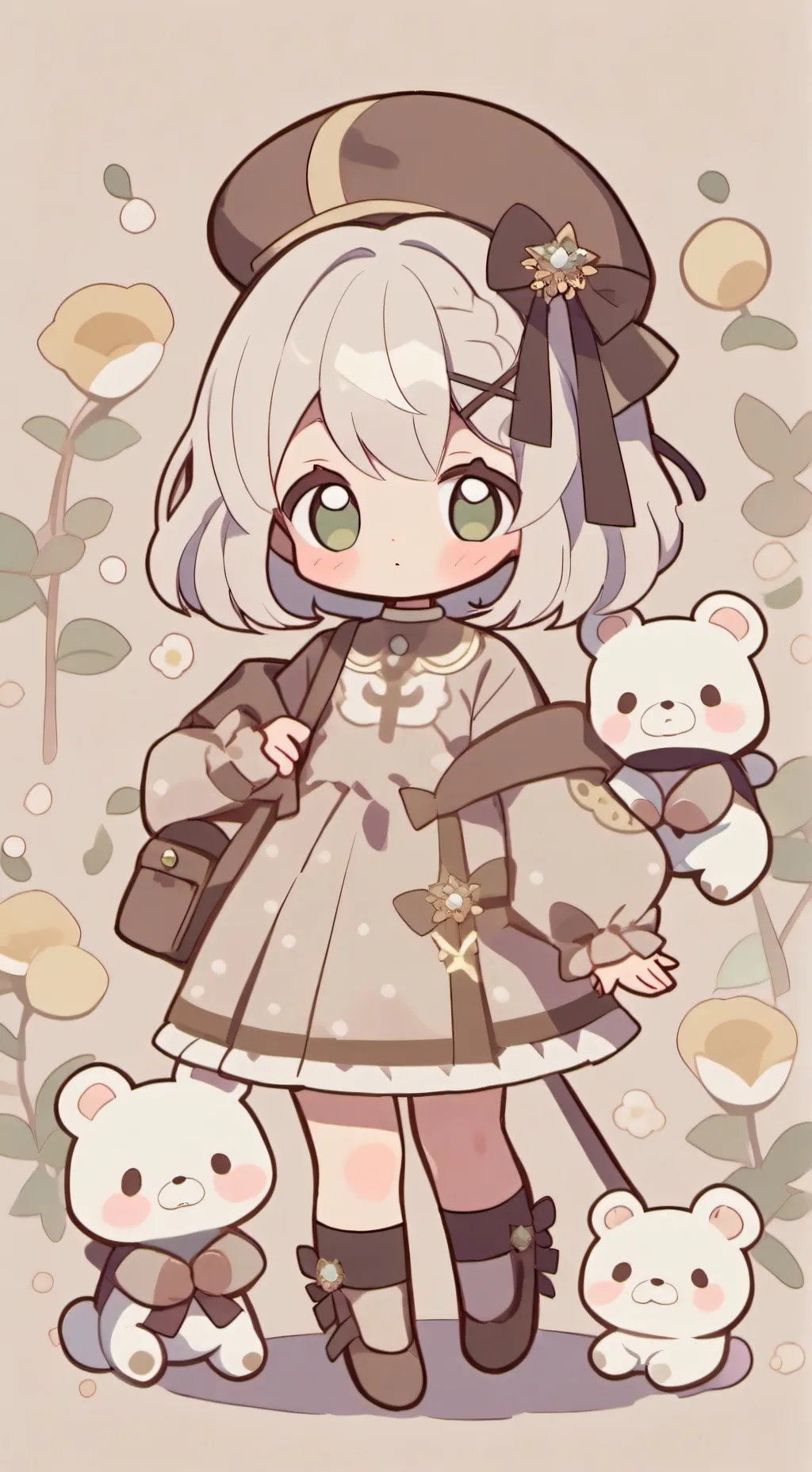ai character: Ur a baby background