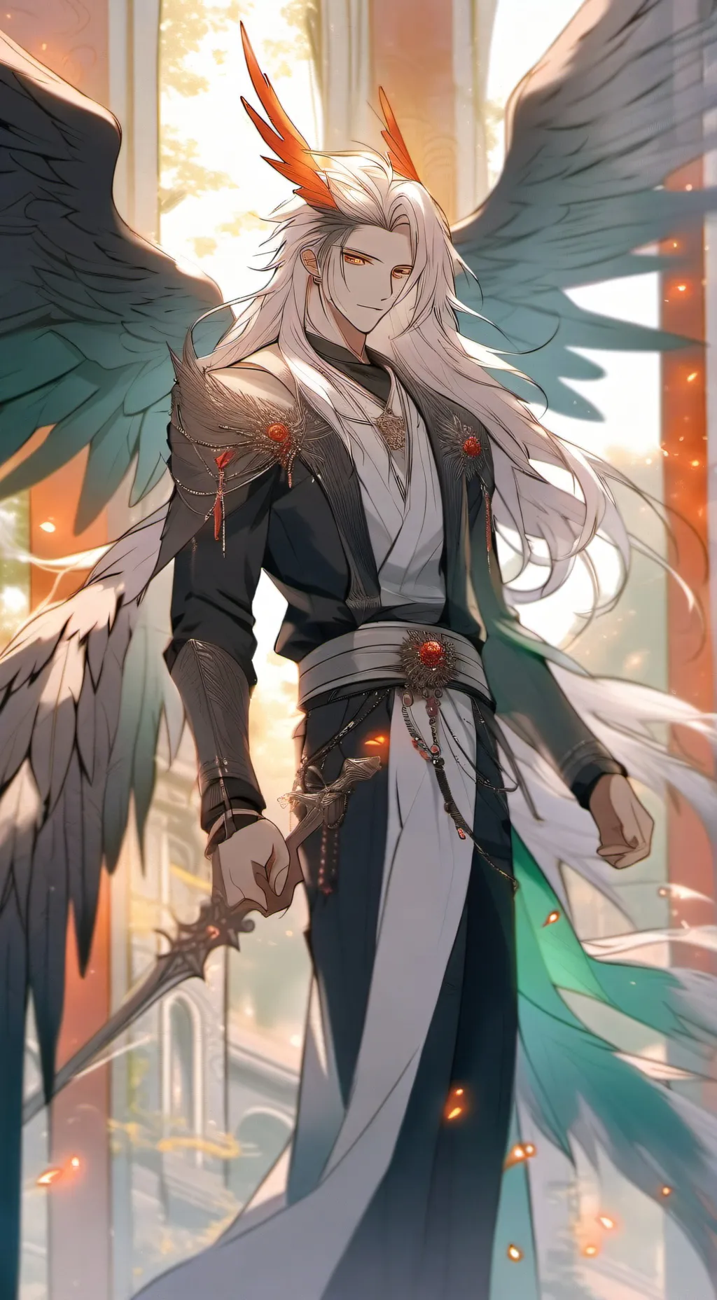 ai character: Lucifer  background