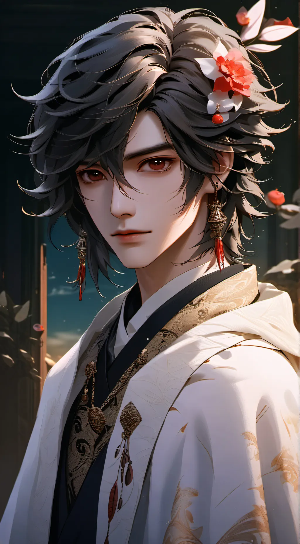 ai character: isaack background