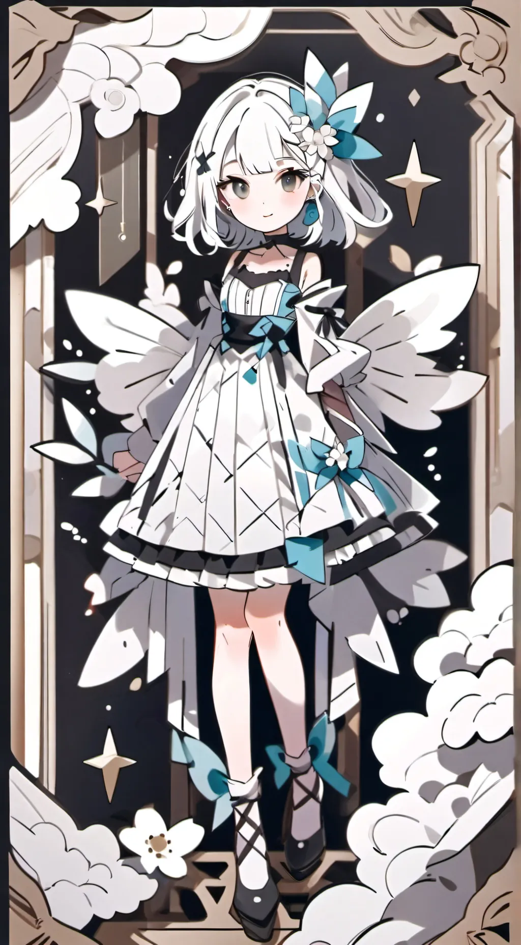 ai character: lost princess background