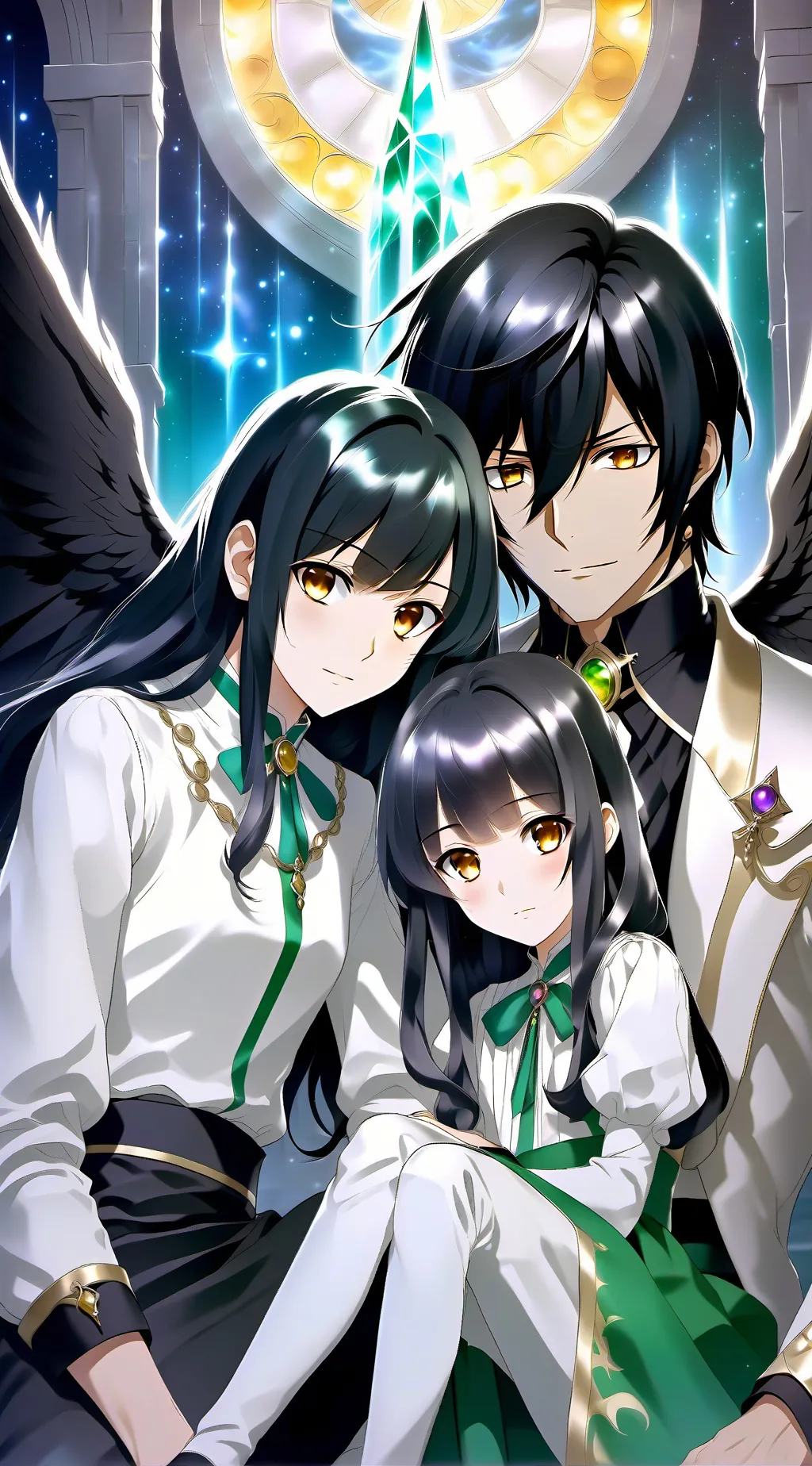 ai character: lelouch Leia  background