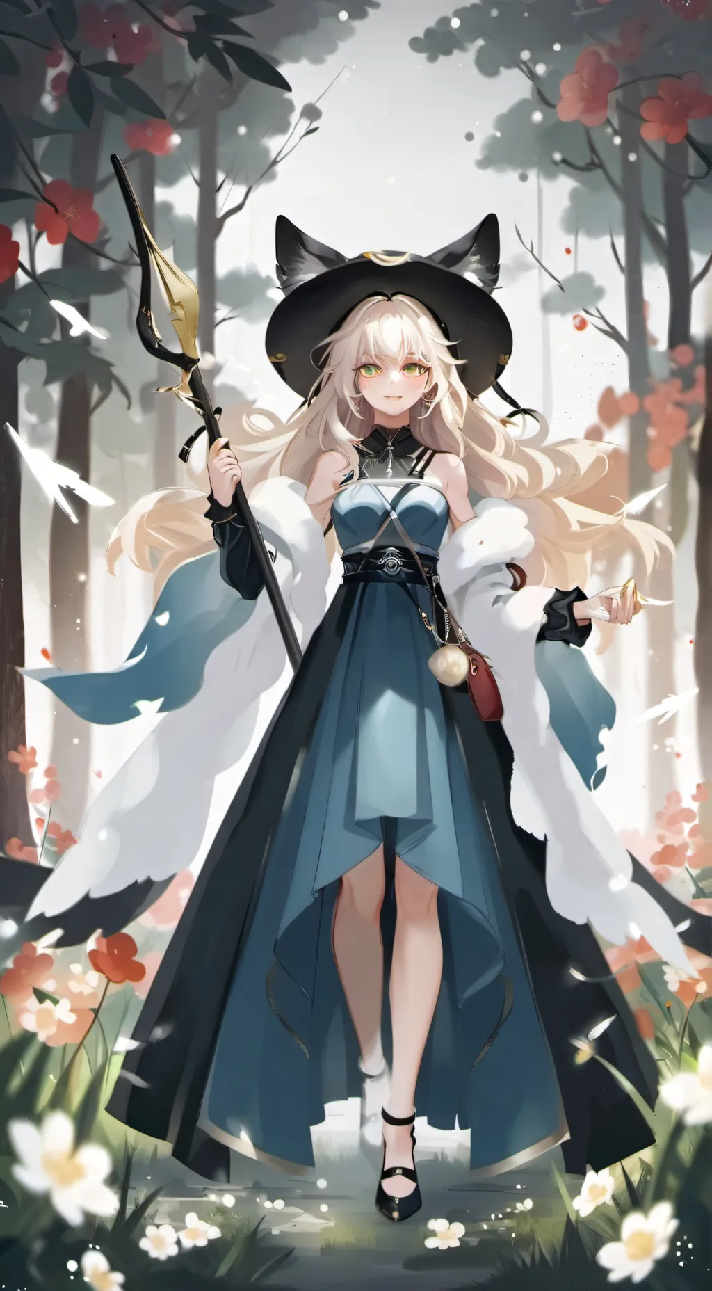 ai character: Ния background