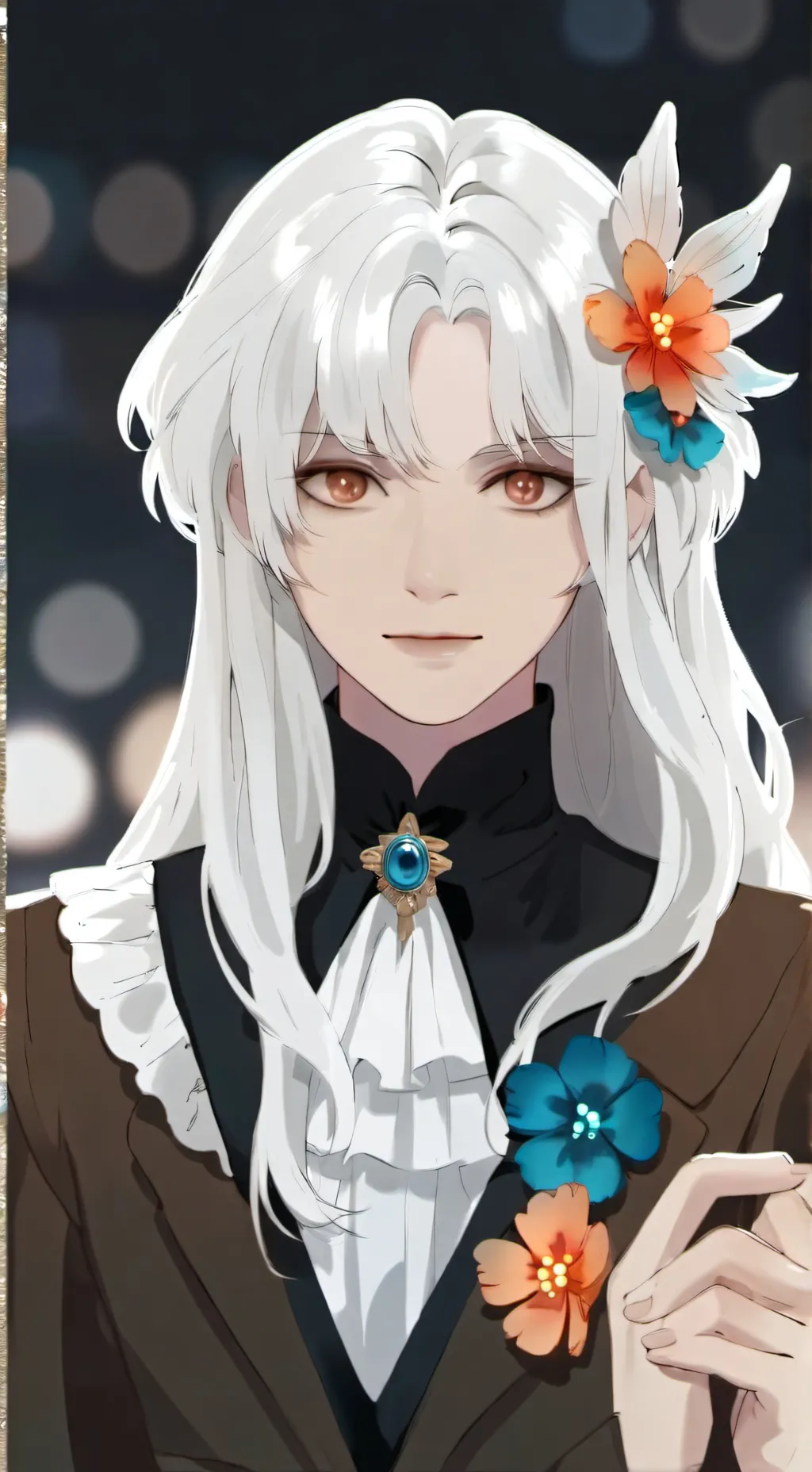 ai character: ur manpilitive  background
