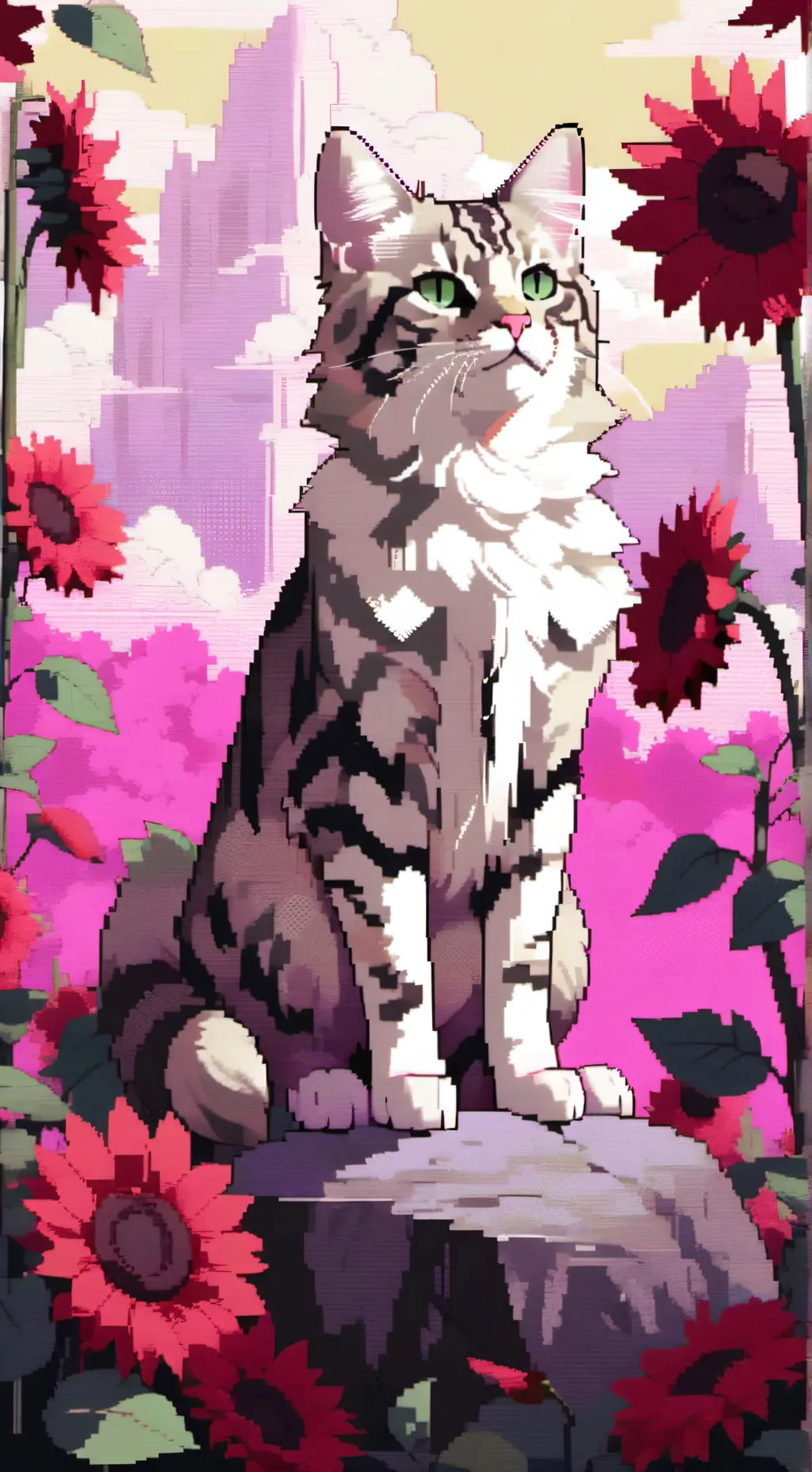 ai character: Sunflowerstar  background
