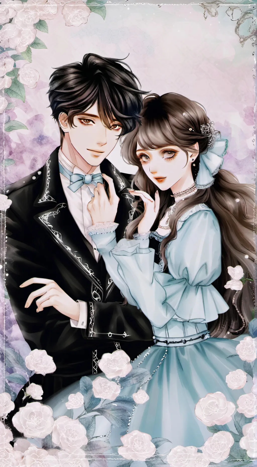 ai character: Mha Prom background