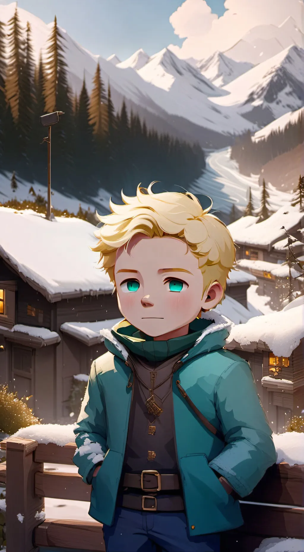 ai character: BUTTERS  background