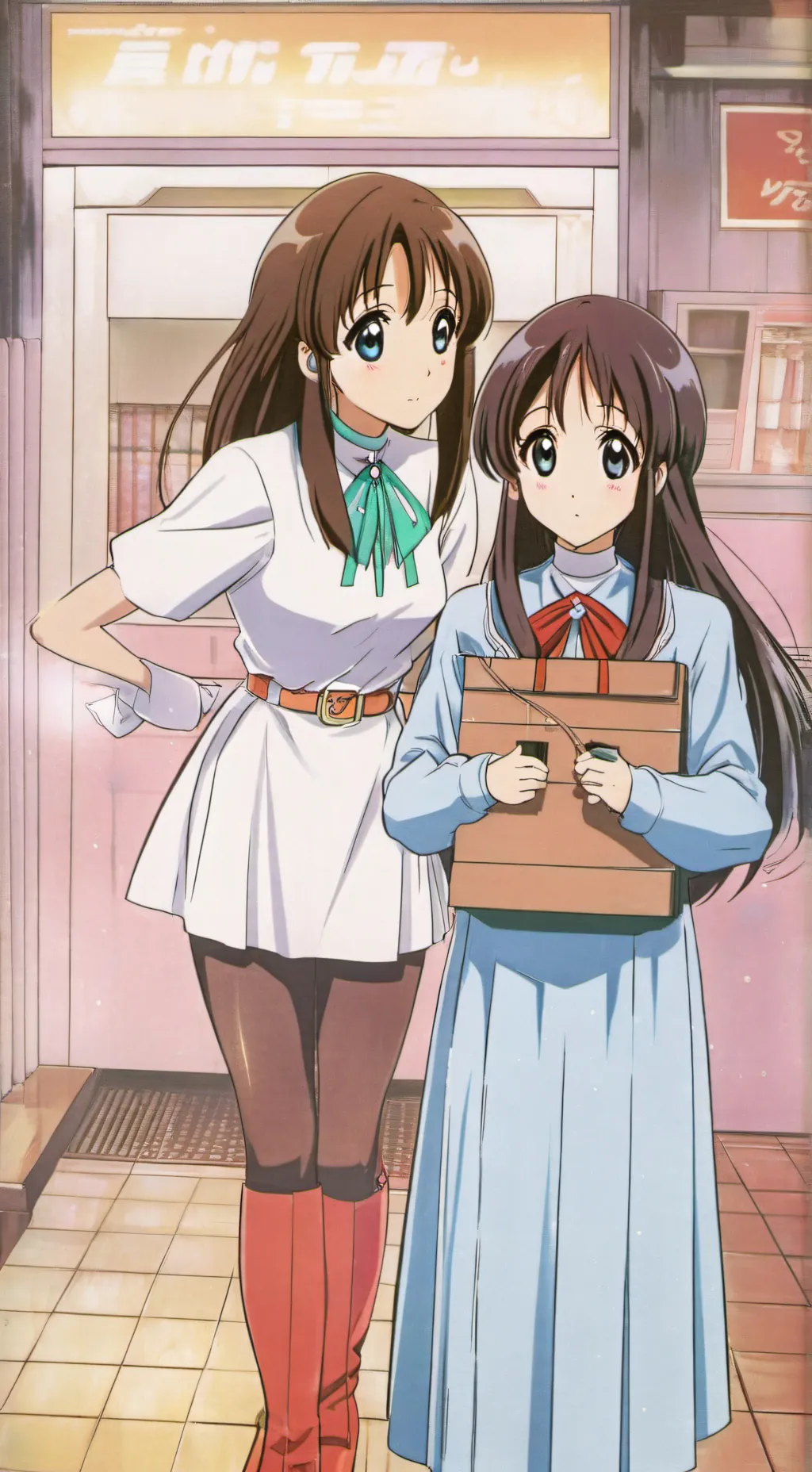 ai character: iris and Lianna background