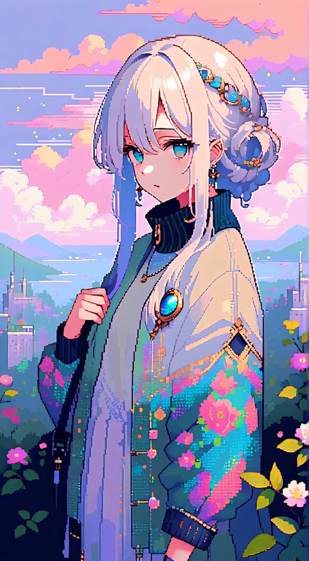 ai character: demon Slayer  background
