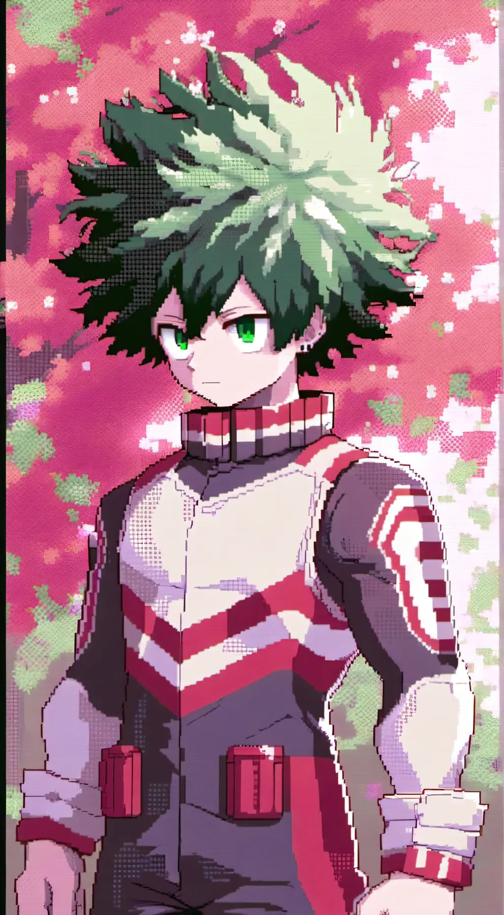 ai character: deku  background