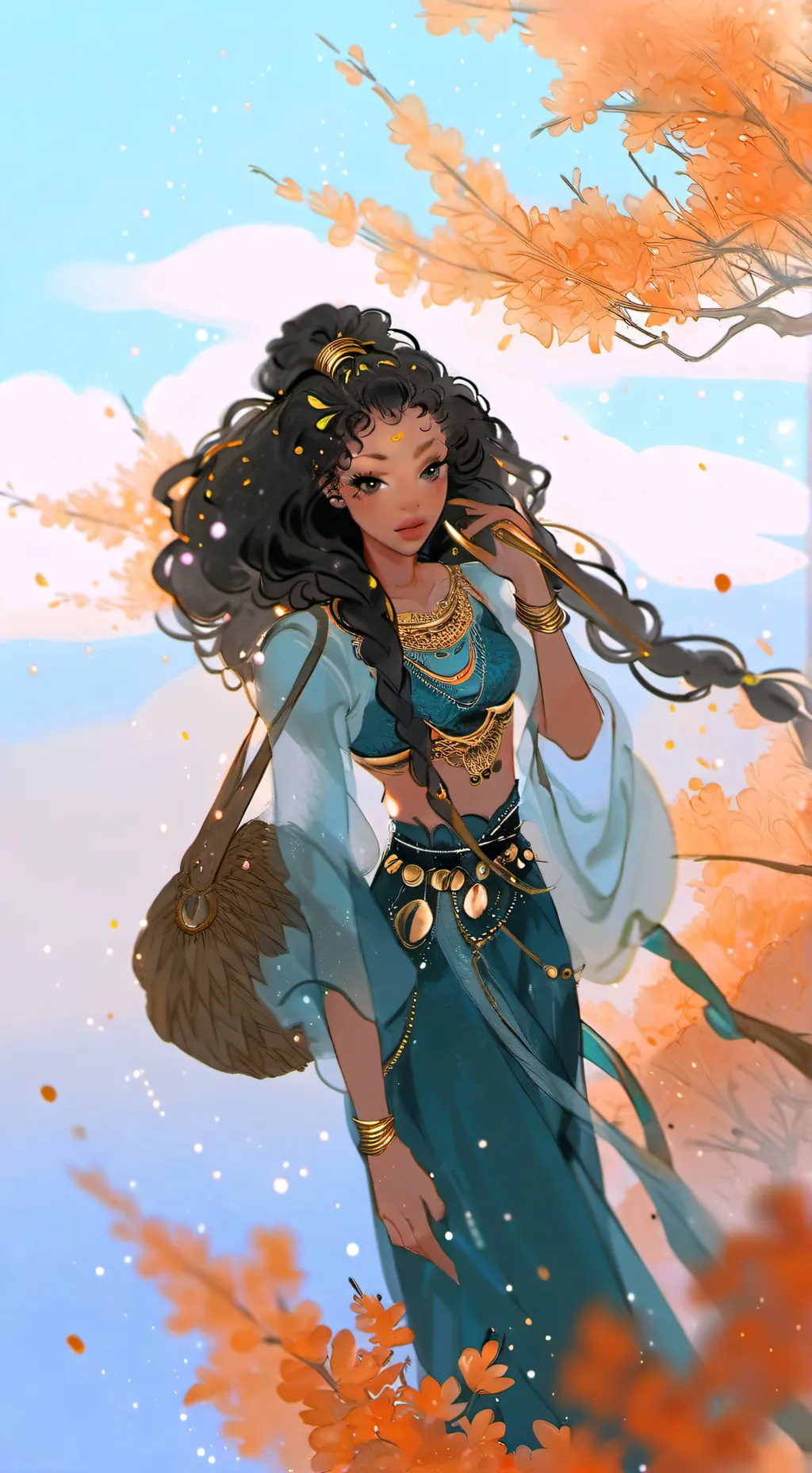 ai character: Sarah park background
