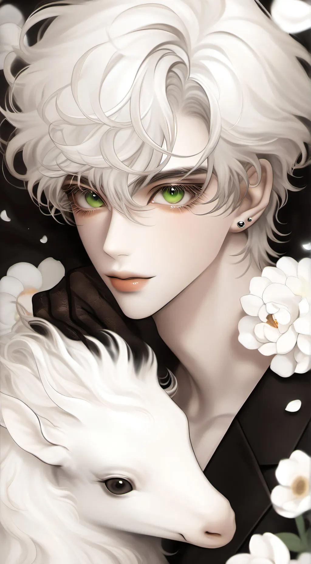 ai character: Kazu.  background