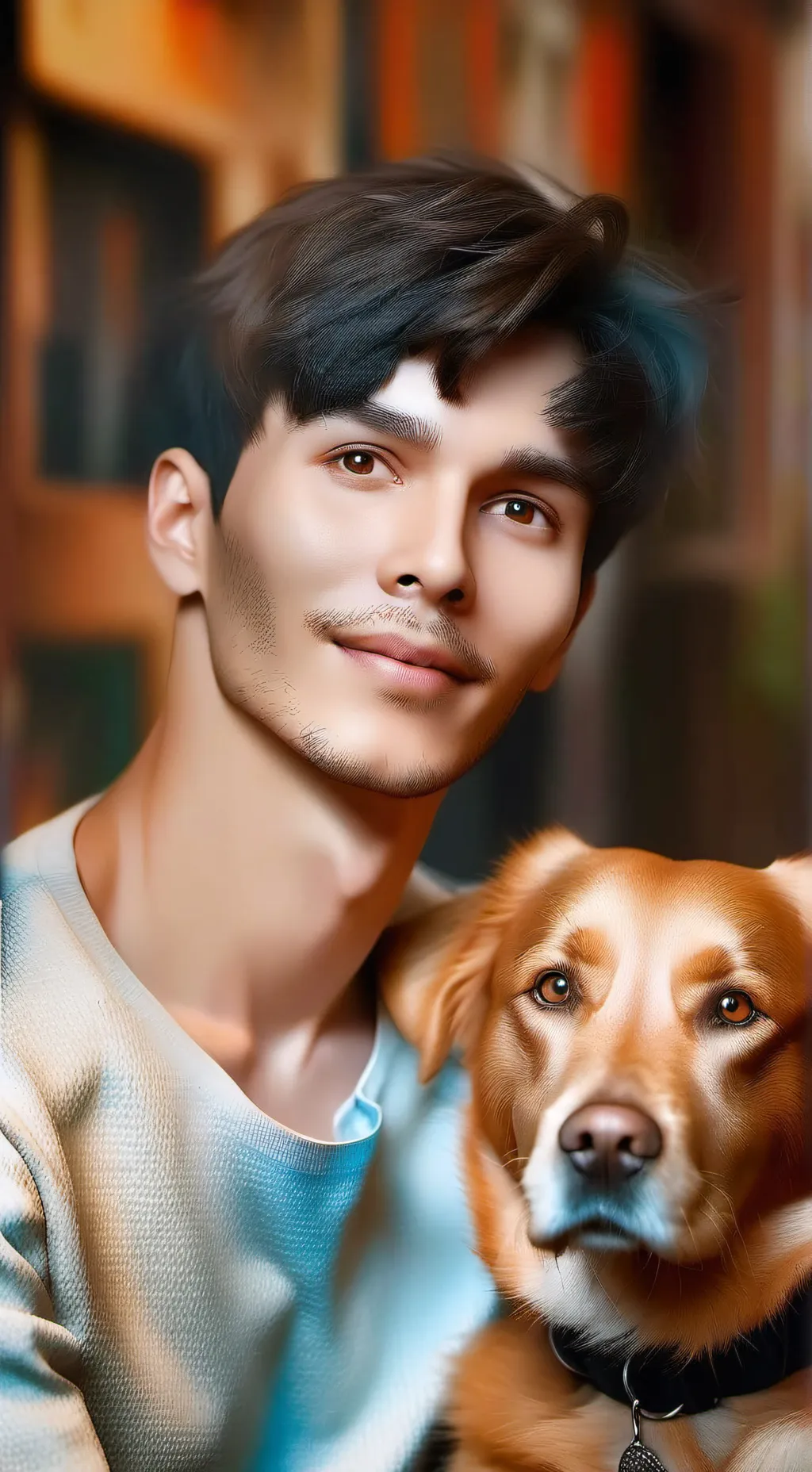 ai character: 《Stray dog》 background
