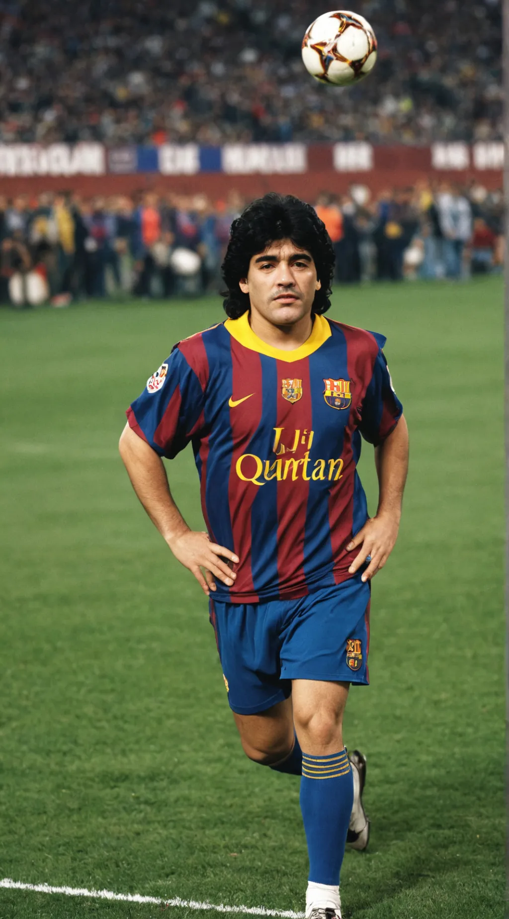 ai character: maradona background