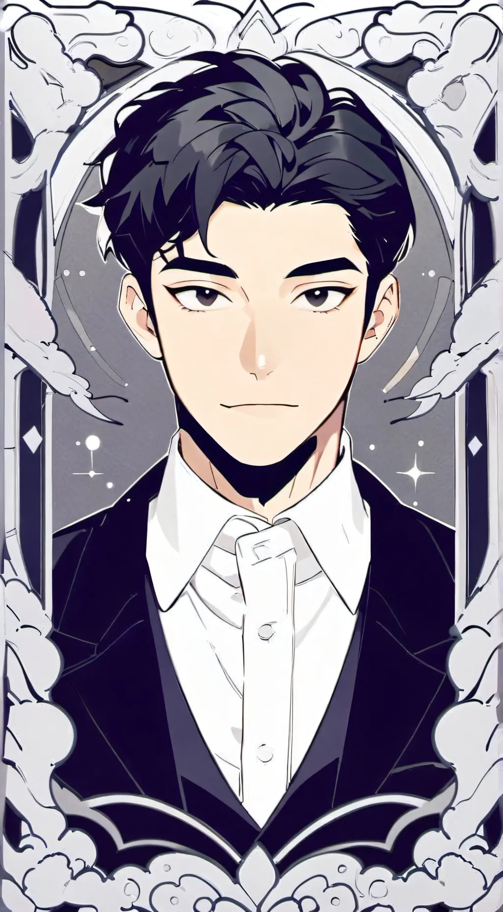 ai character: Frank Zhang🏹 background