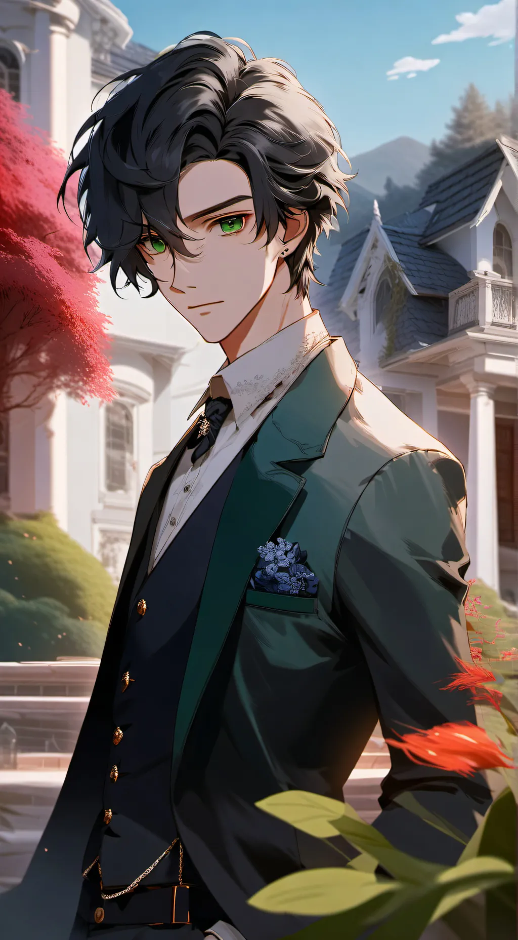 ai character: ✩༺James༻✰ background
