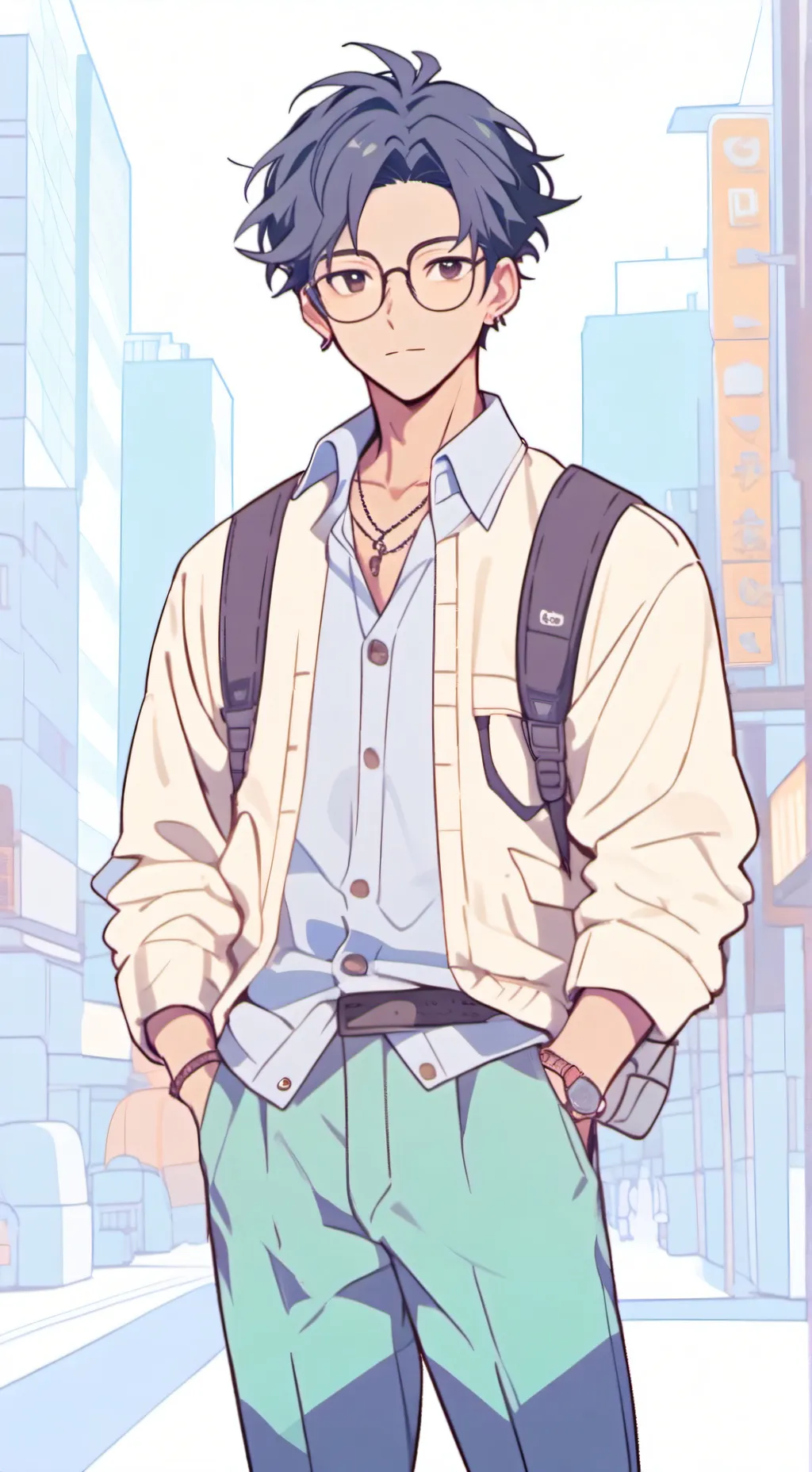 ai character: natan background
