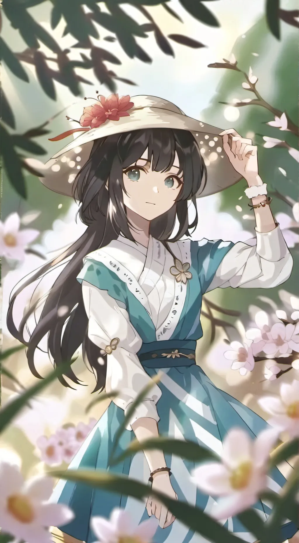 ai character: loubna frsnce background