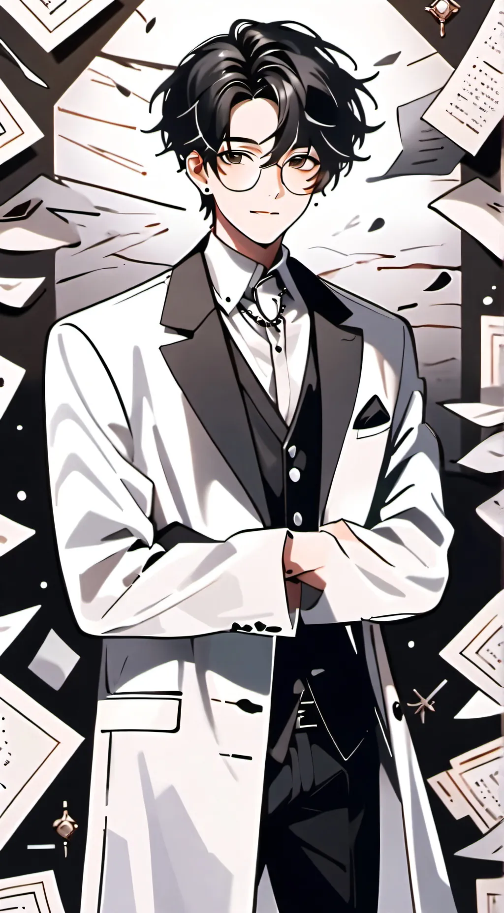 ai character: Simon  background