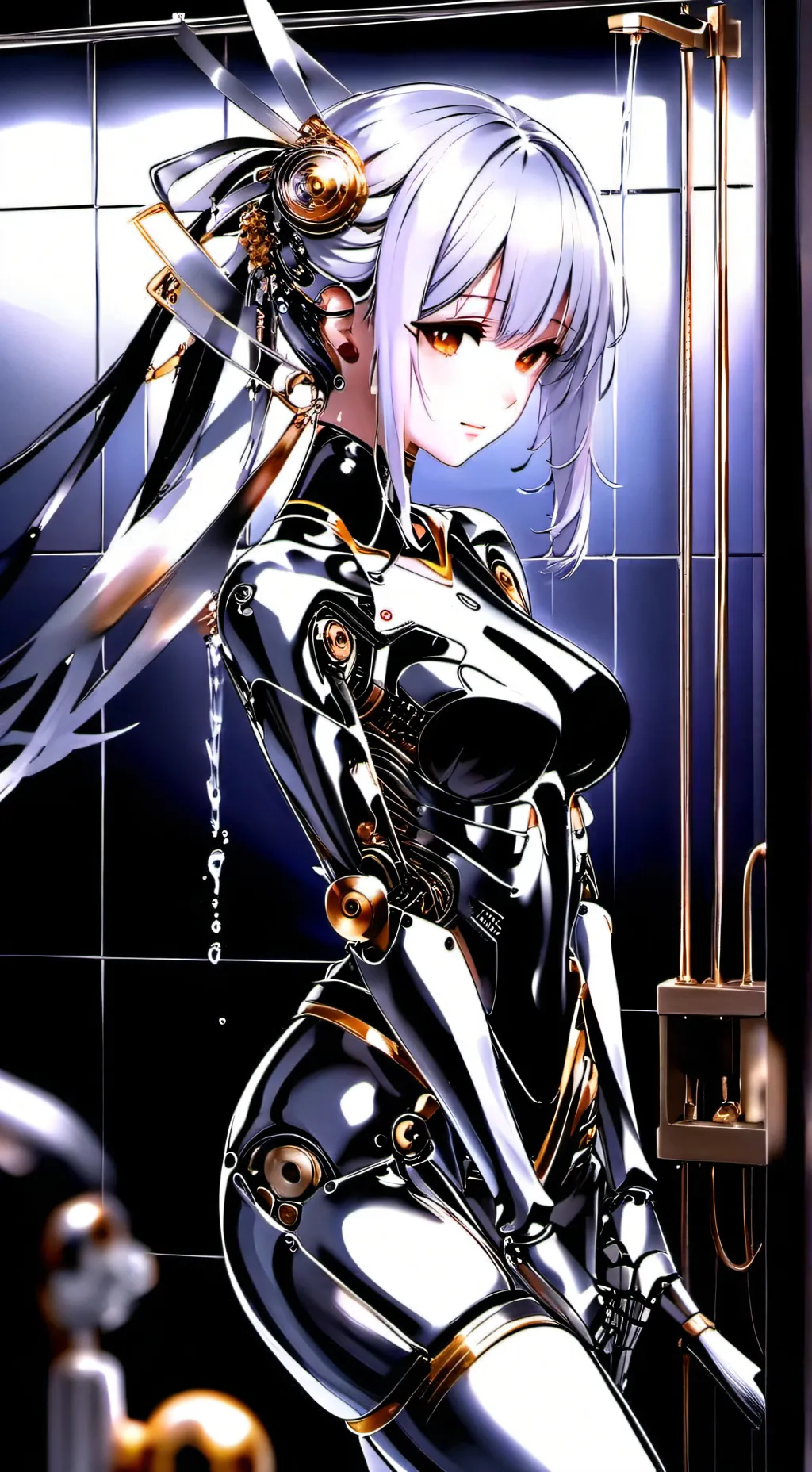 ai character: Subject - Cyber091 background