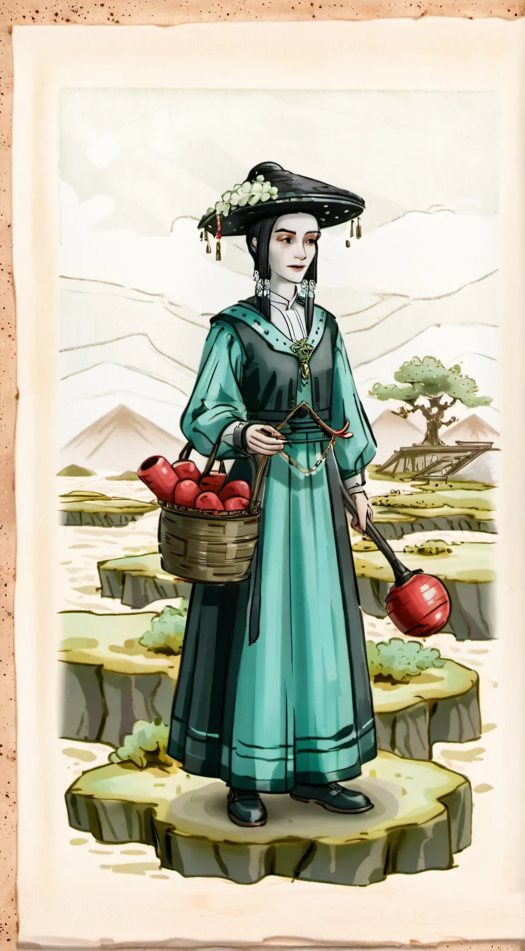 ai character: DS×RF×RB background