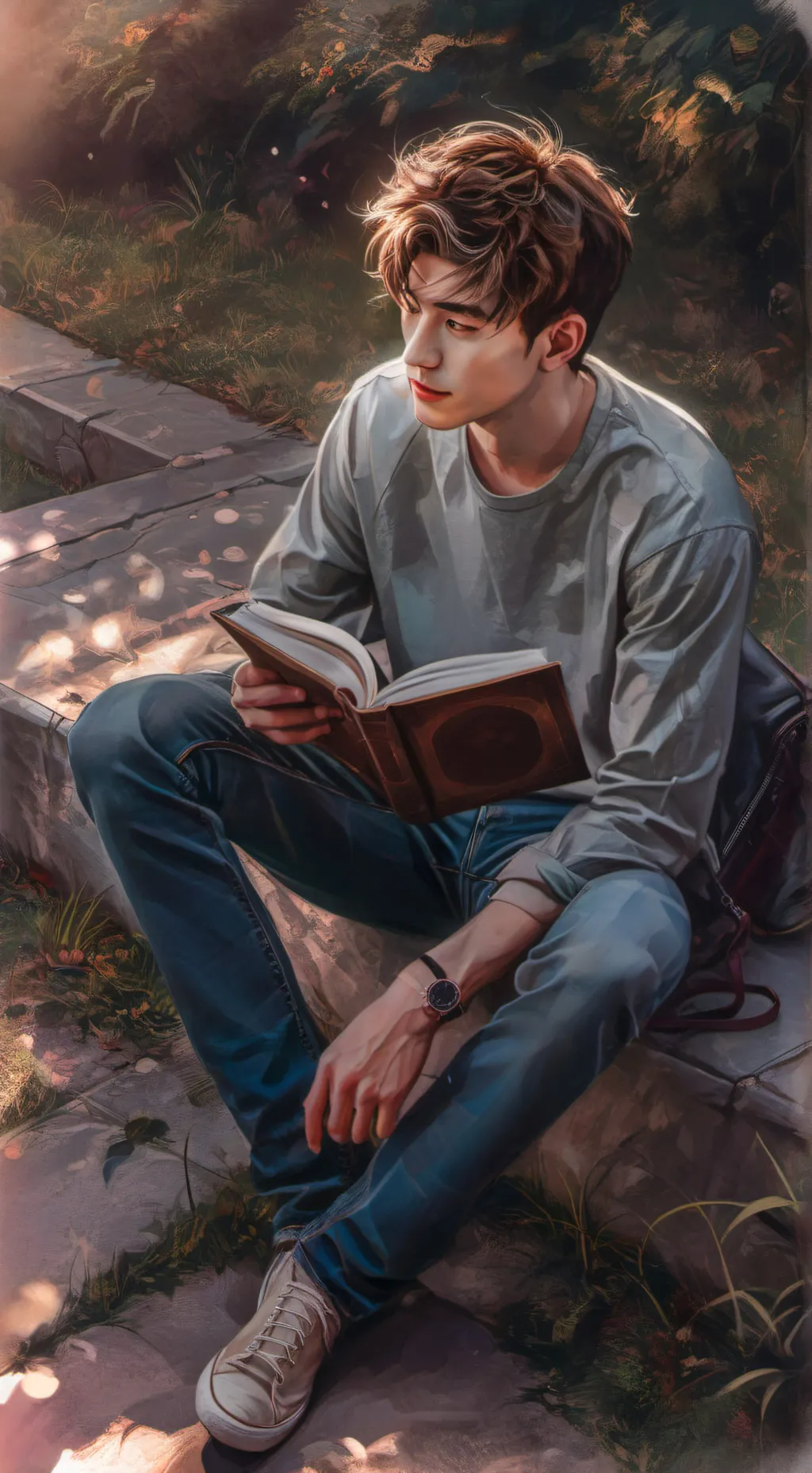 ai character: Zach  background