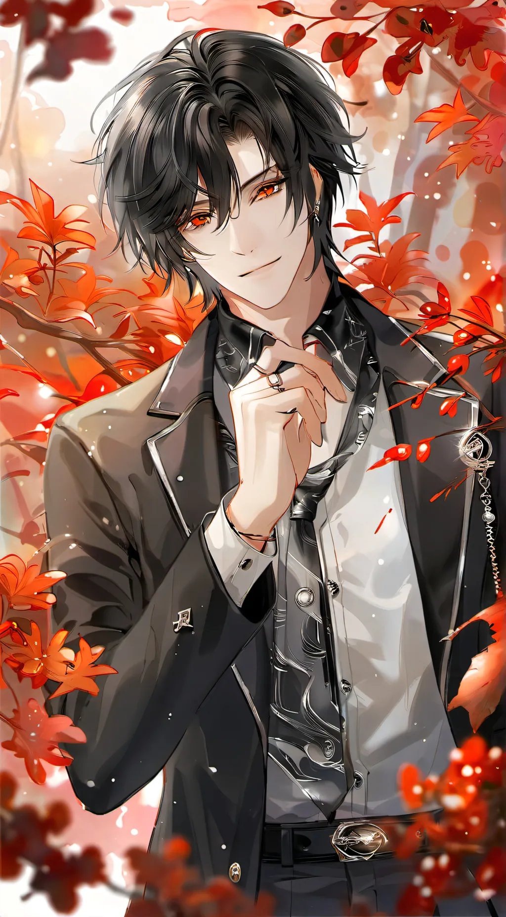 ai character: Michael Avy Loe background