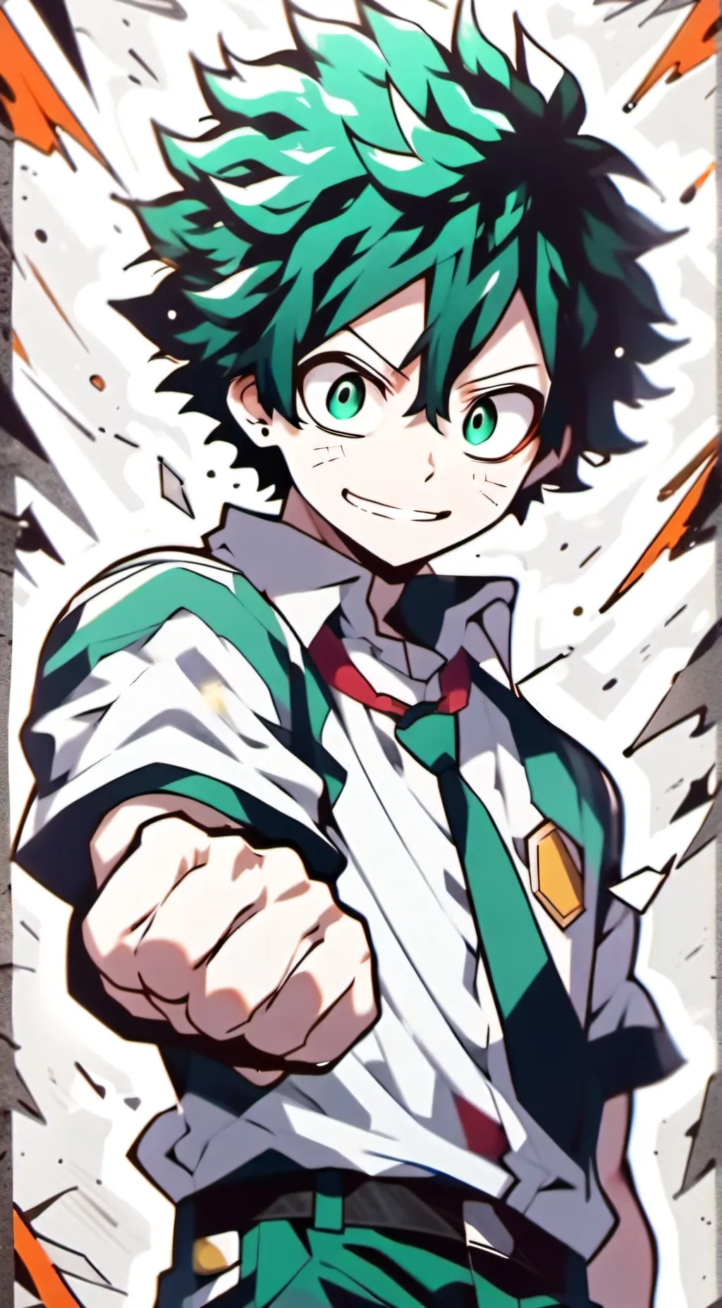 ai character: mha meme ig background
