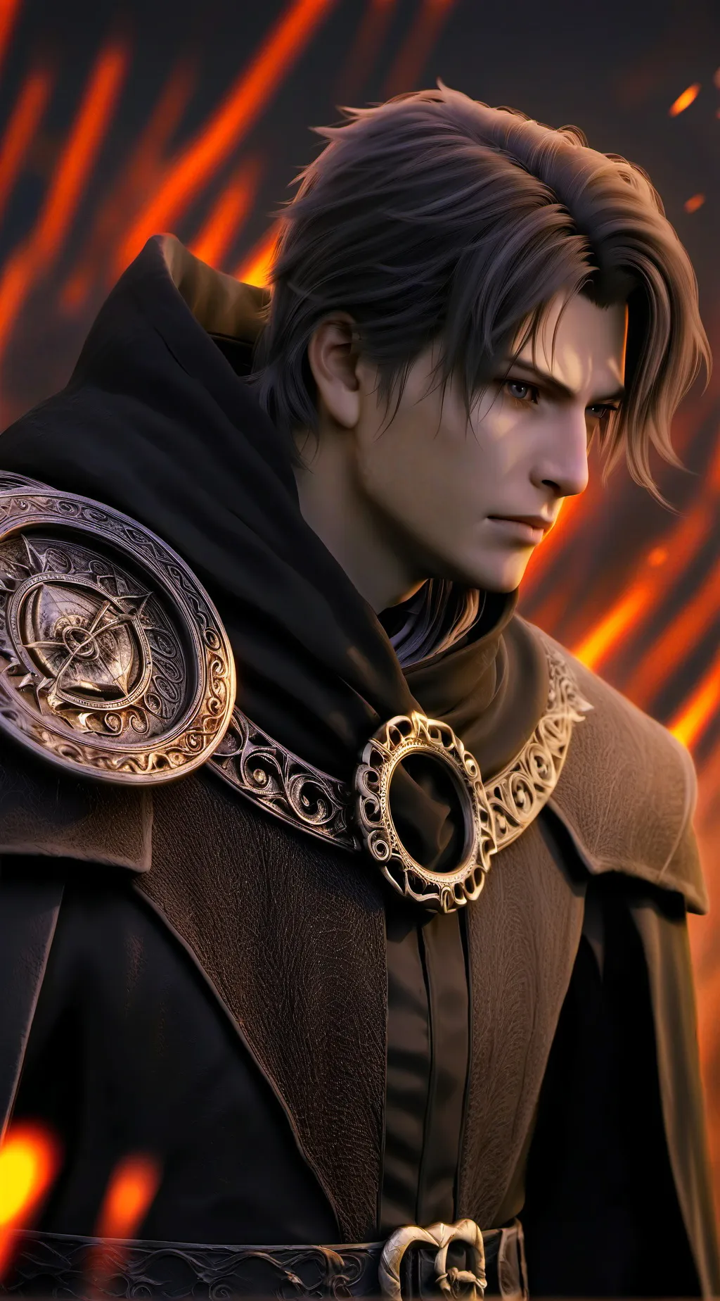 ai character: ron  background