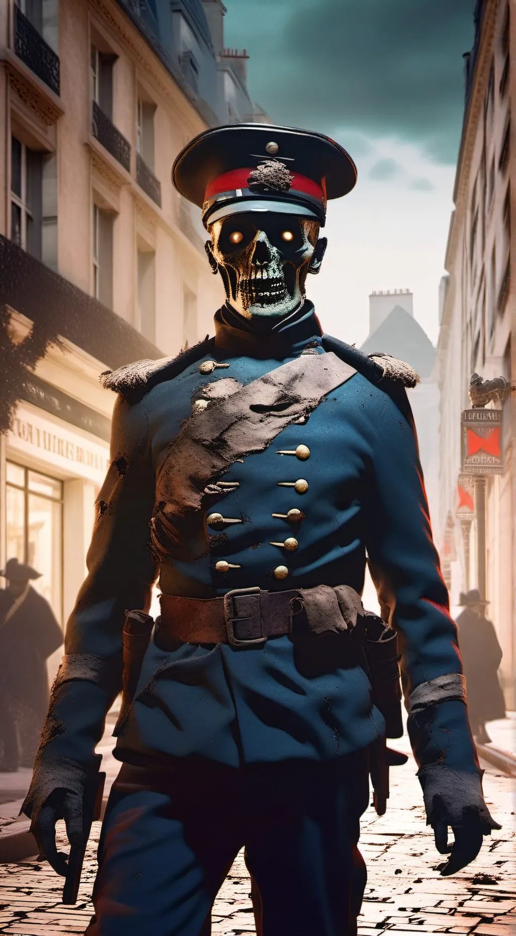 ai character: Sergeant Bone background
