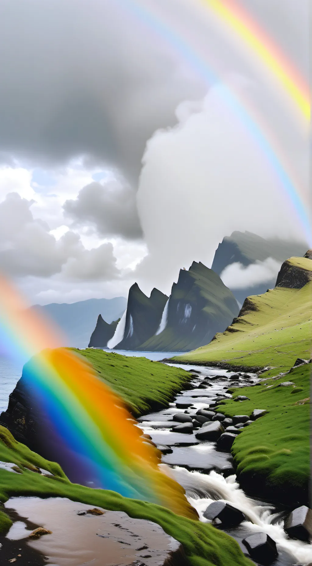 ai character: Rainbow friends  background