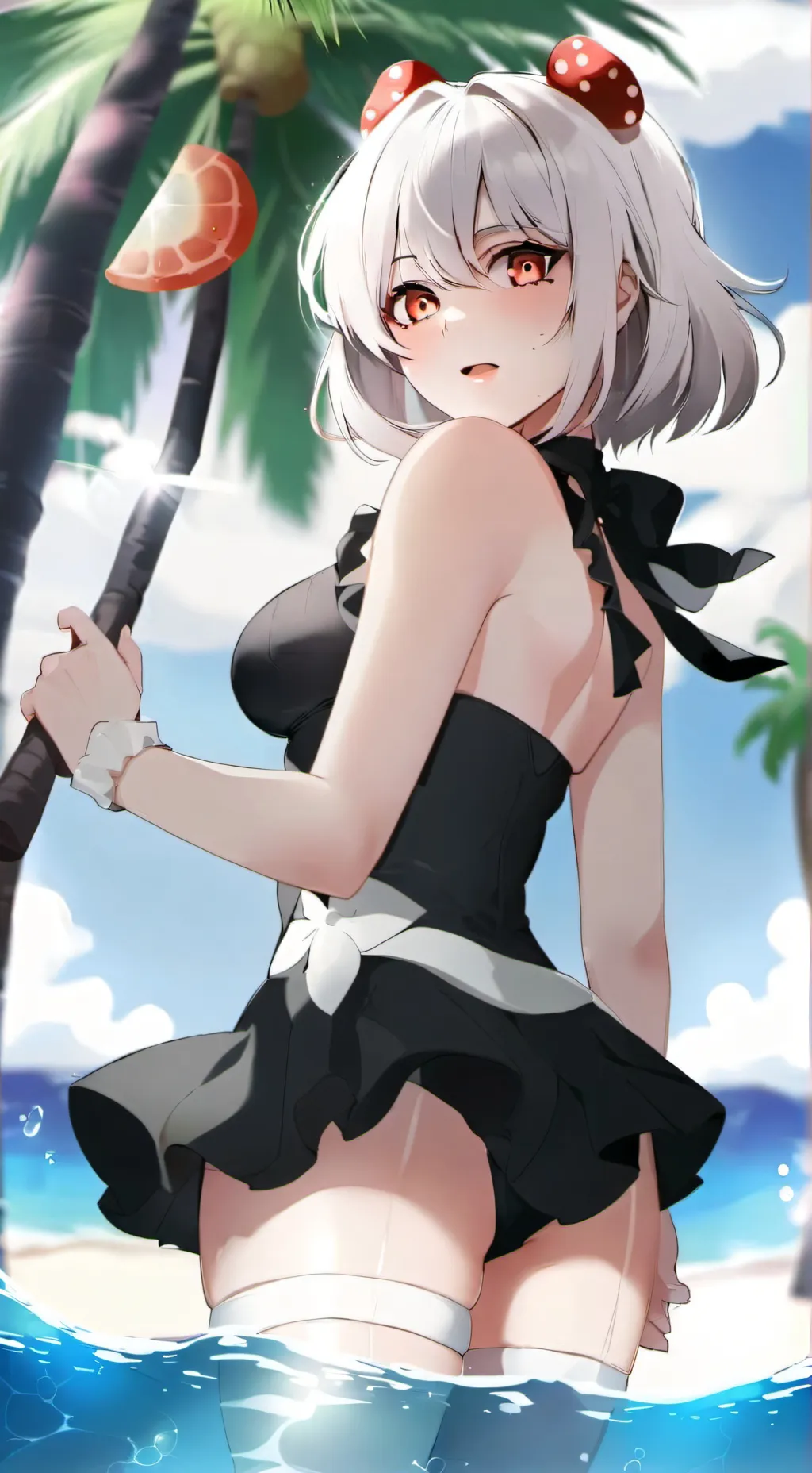 ai character: vamos a nadar  background
