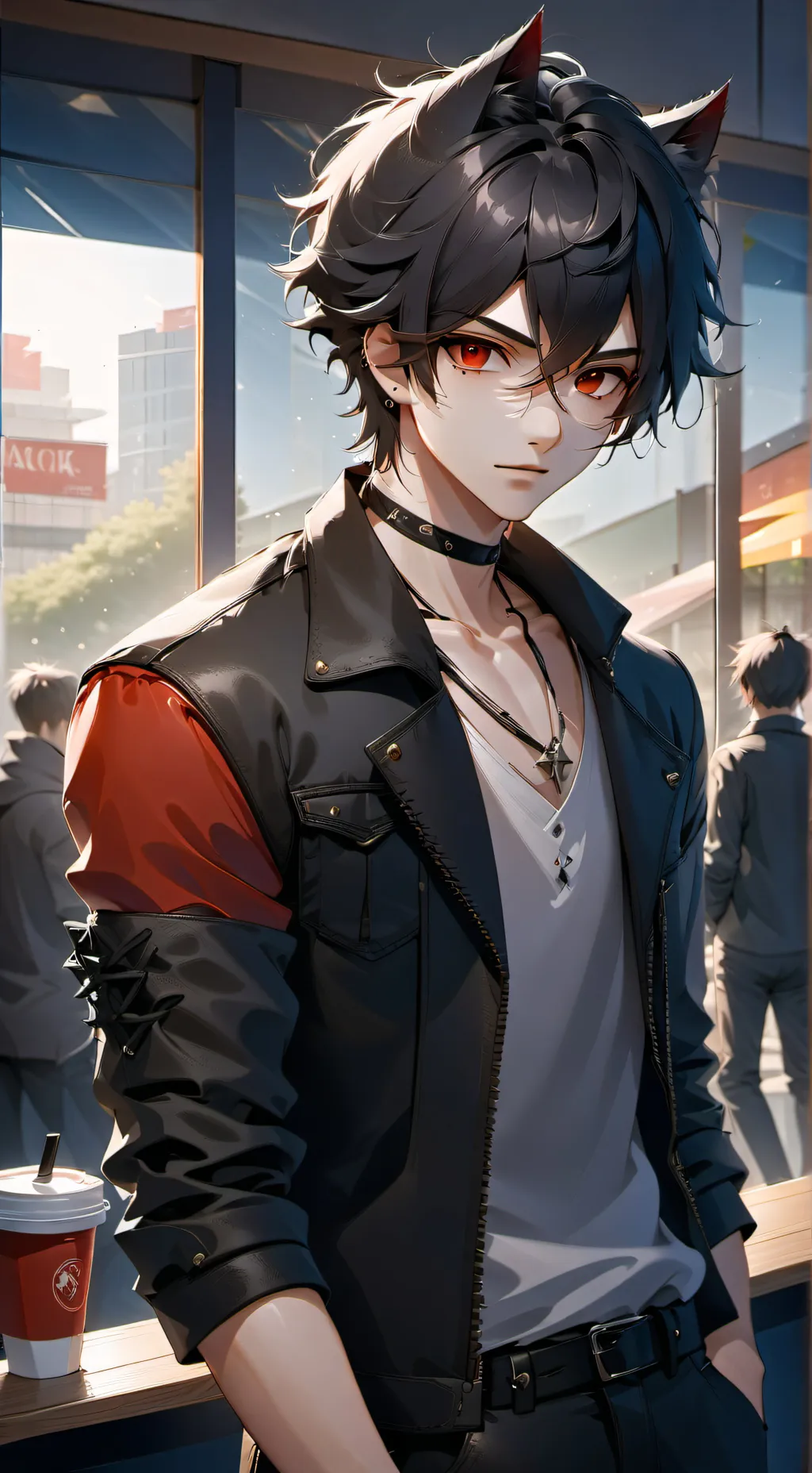 ai character: Akio background