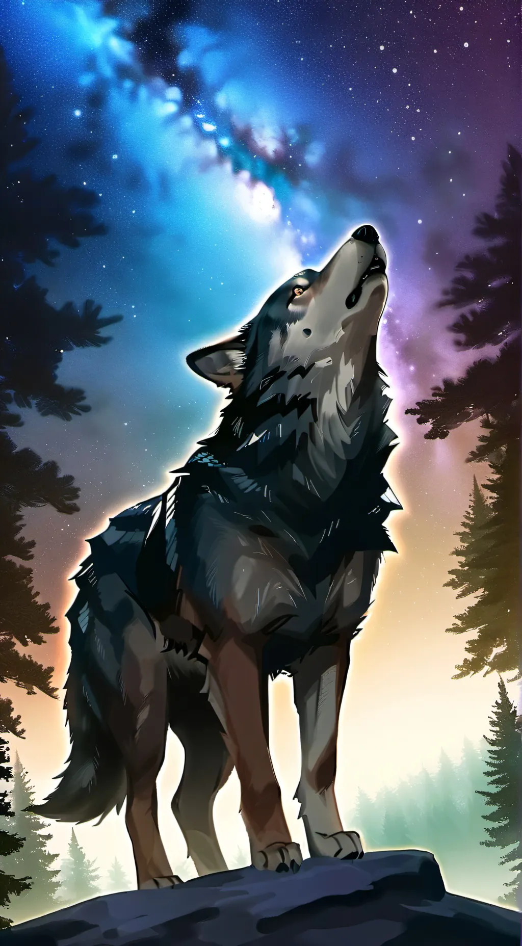 ai character: Wherewolf high background