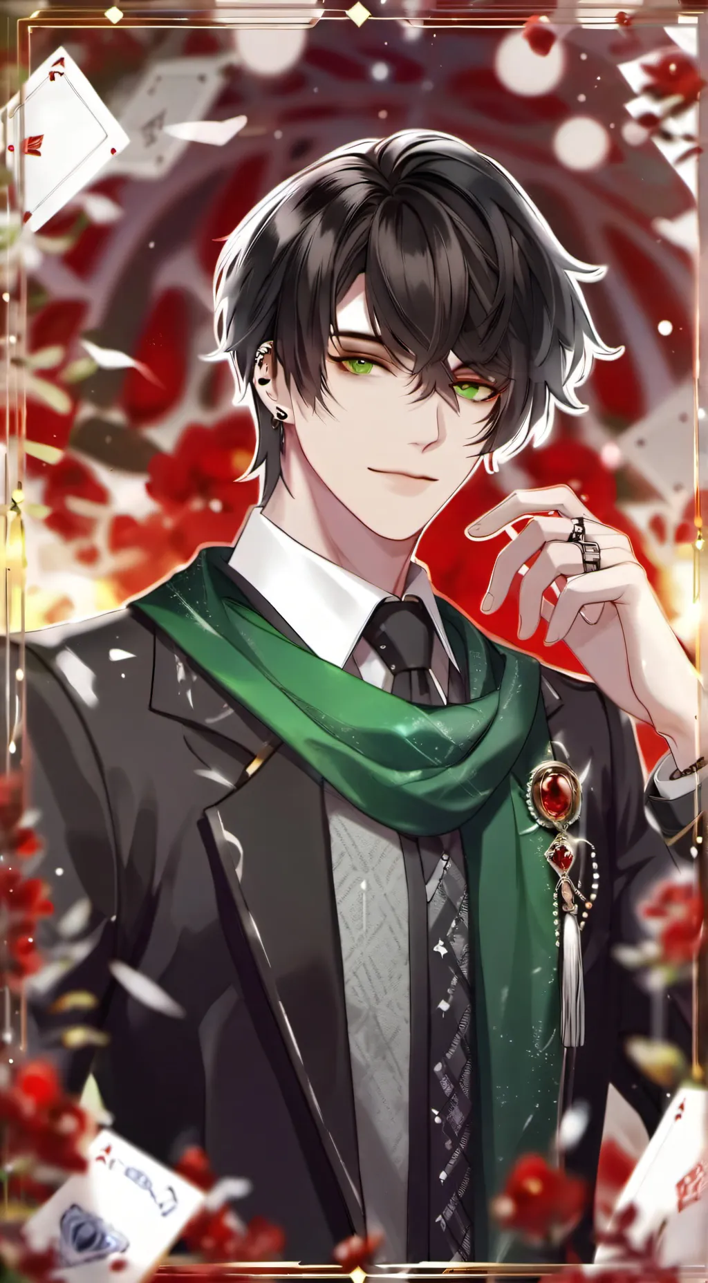 ai character: Akito  background