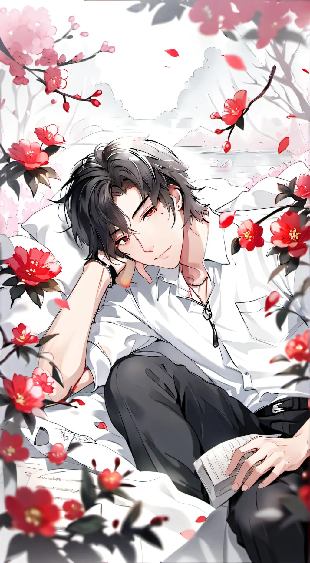 ai character: Adrian  background