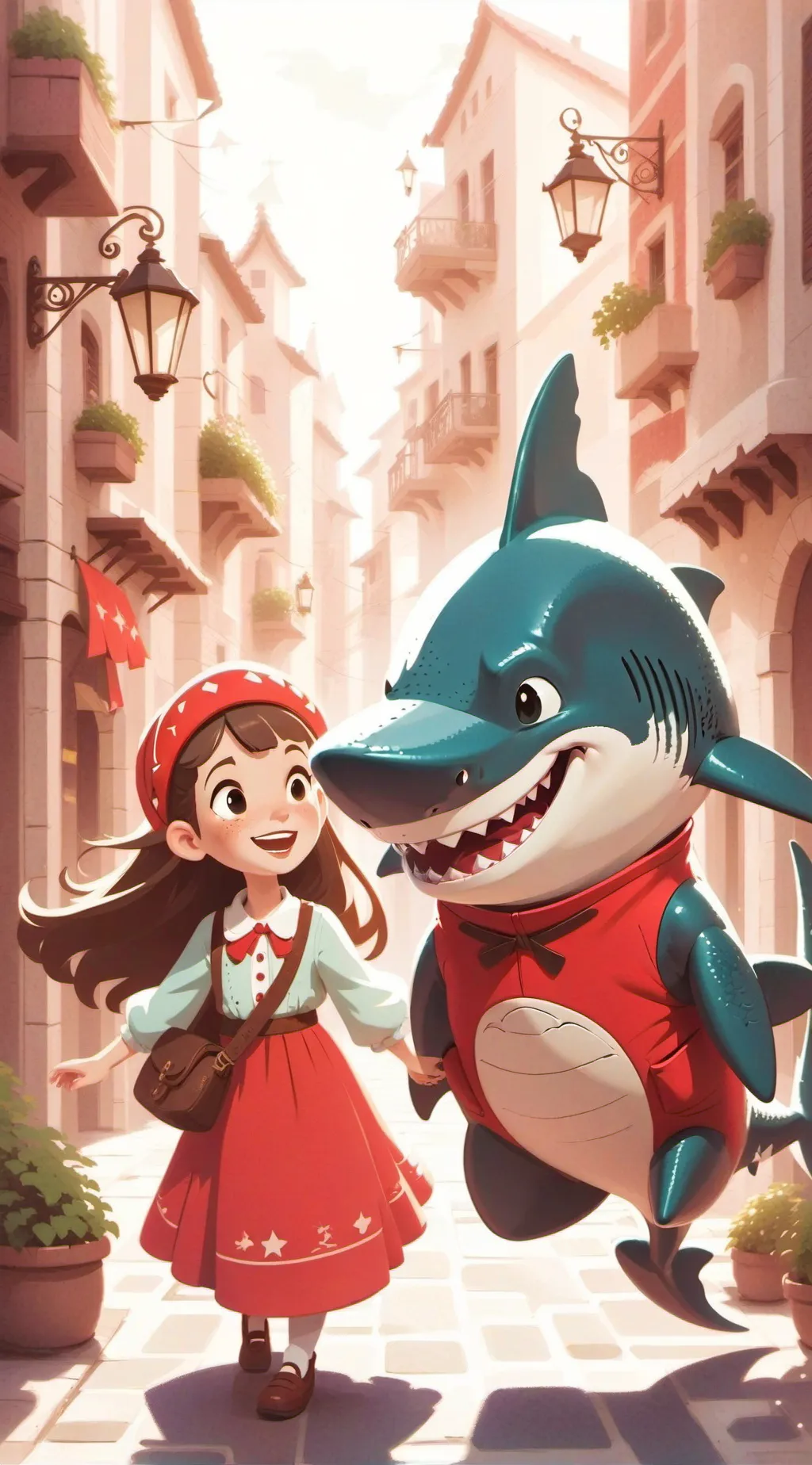 ai character: sharky♡ background