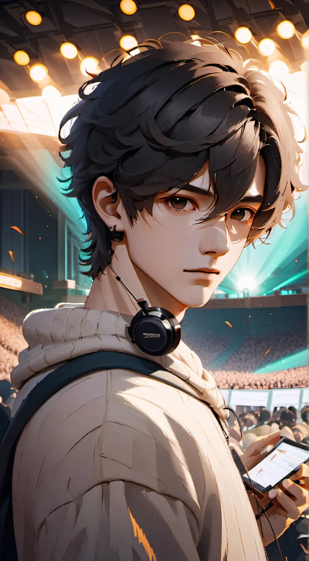 ai character: Damien  background
