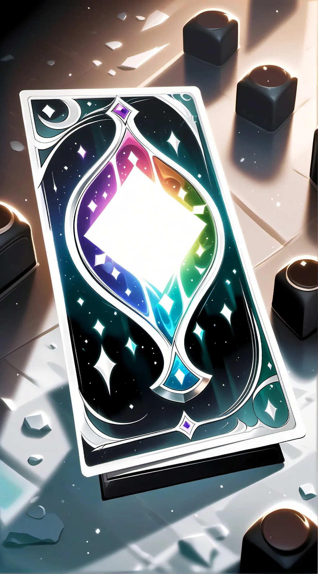 ai character: The Uno Cards background