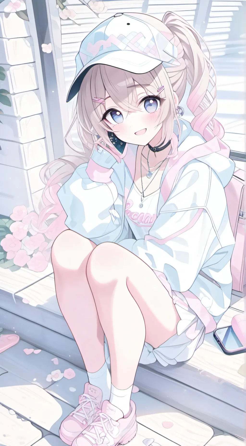 ai character: Sakura background