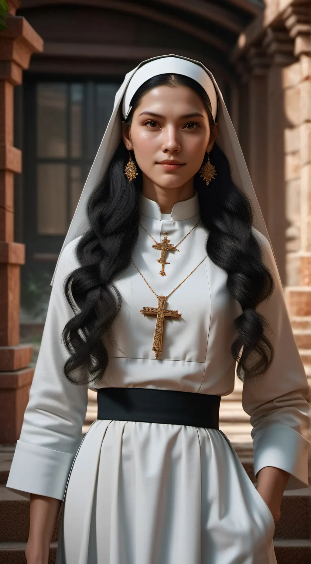 ai character: Sister Maria background