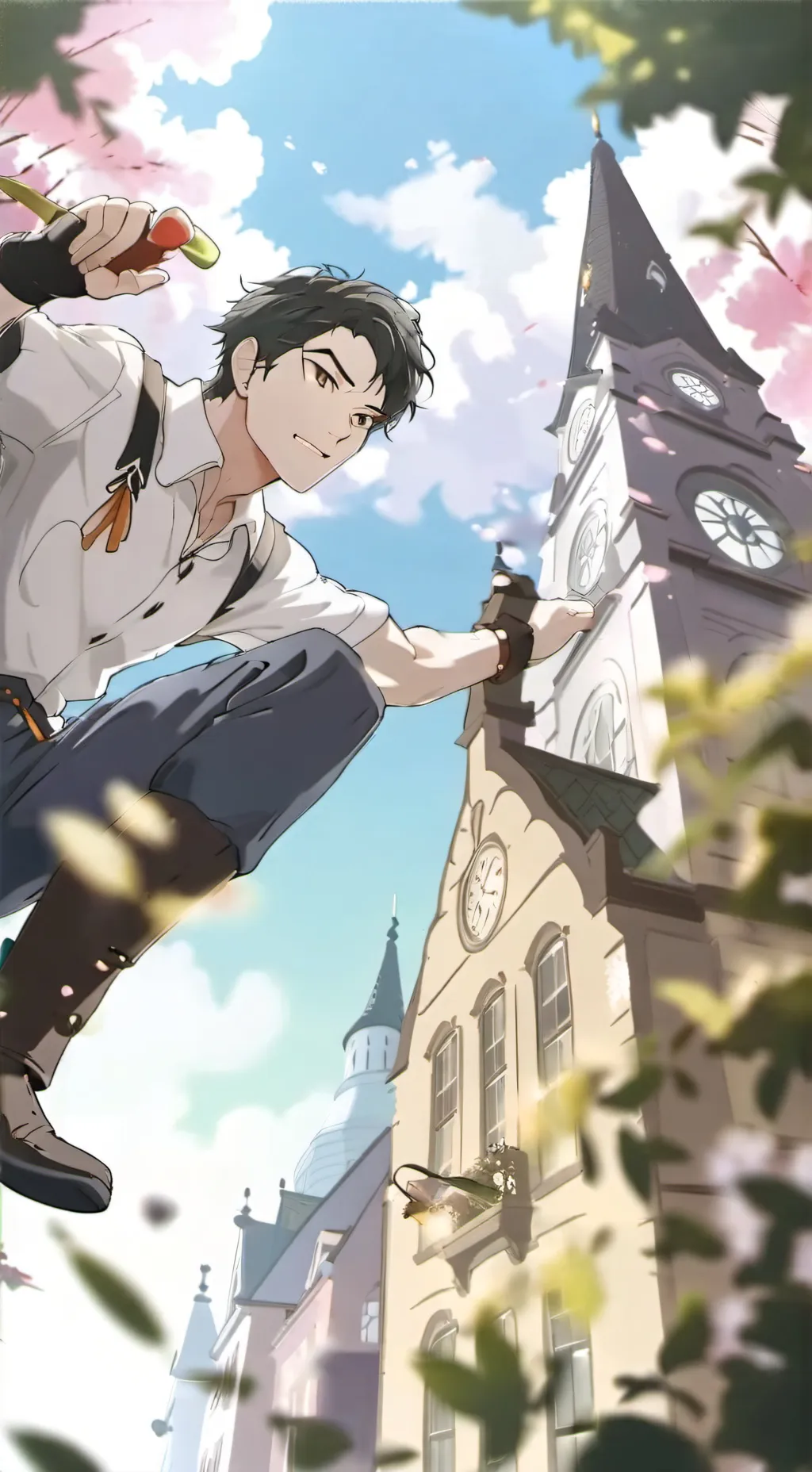 ai character: Ian  background
