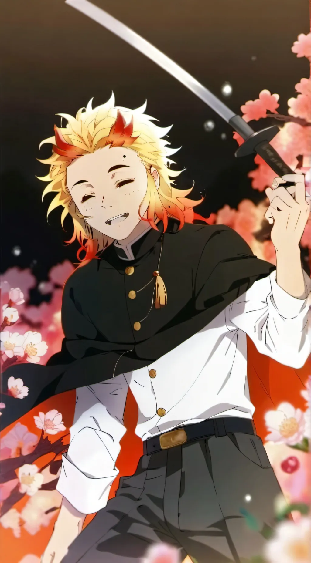 ai character: rengoku  background