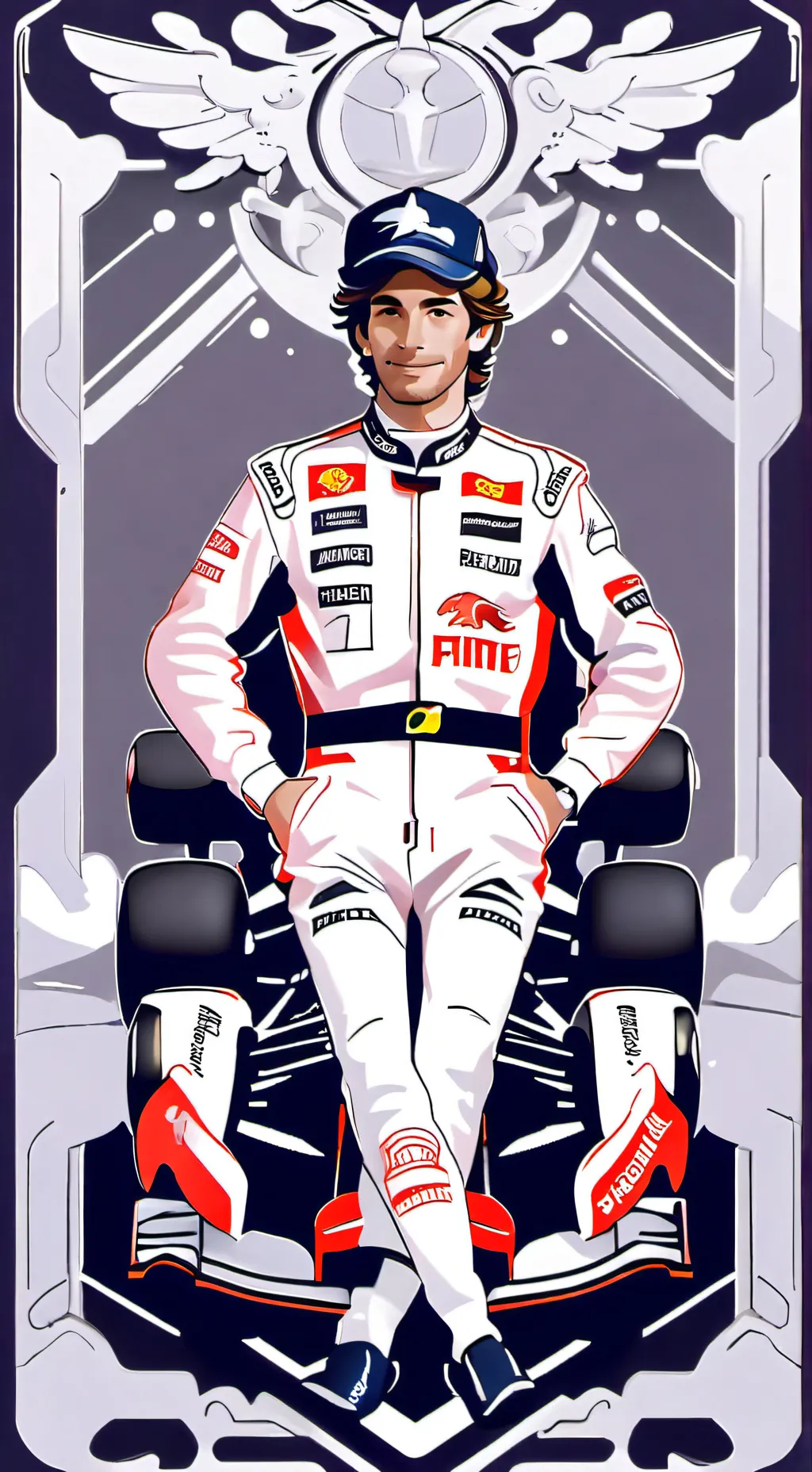 ai character: ayrton senna  background
